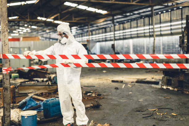 Professional Crime Scene Cleanup technician working in Saint George, SC